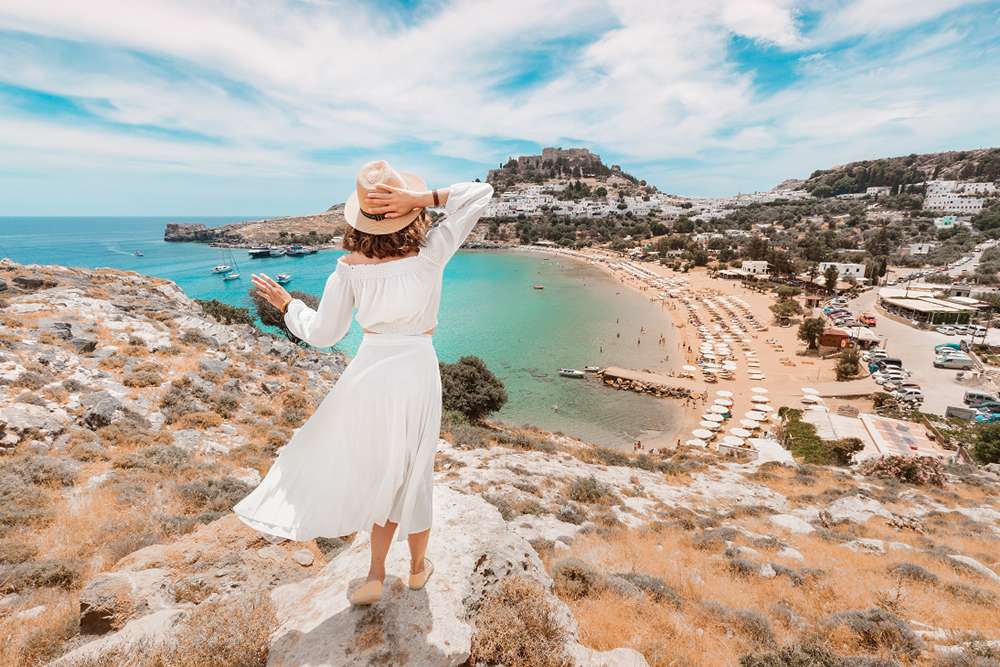 Turista a Rodi